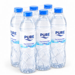 น้ำดื่มเพียว Pure ขนาด 1,500 ml 1 แพ็ค 6 ขวด 10 แพ็ค จัดส่งฟรีในเขตกรุงเทพและปริมณฑล(ระงับการจัดส่ง นครปฐม, สมุทรสาคร)